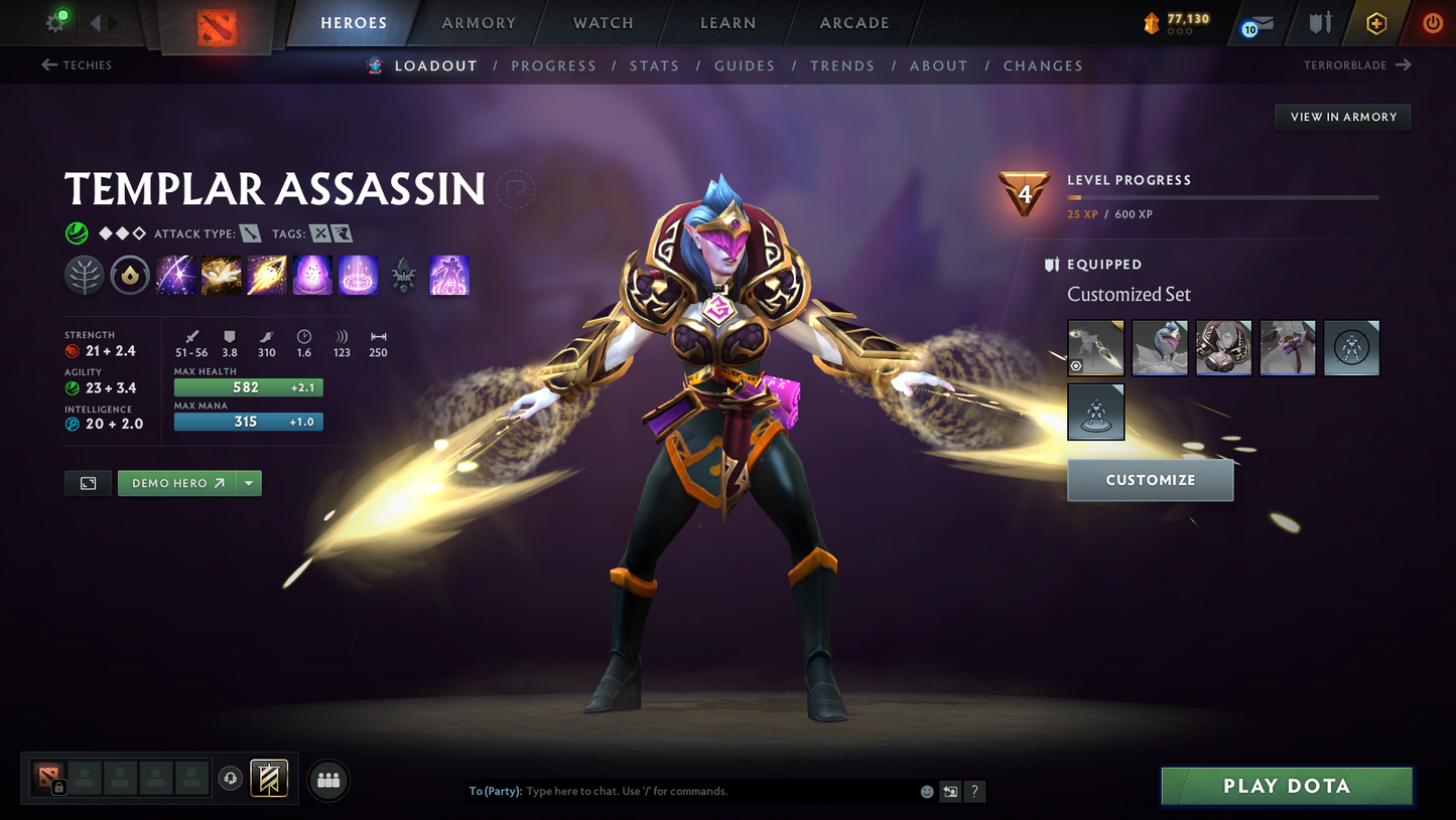 Herald IV | Behavior Score: 10778 | 2 Arcanas: Lina & CM | Pa and Mirana Persona | Many Immortals | Many Sets | Mainpool Account | Full Access | 1K Hours