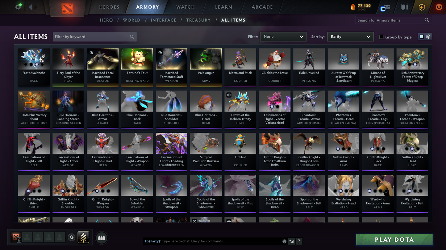 Herald IV | Behavior Score: 10778 | 2 Arcanas: Lina & CM | Pa and Mirana Persona | Many Immortals | Many Sets | Mainpool Account | Full Access | 1K Hours