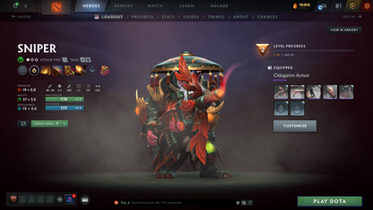 Herald II | Behavior Score: 9033 | Juggernaut Arcana | Antimage Persona | Full Access | Quick Que | Old Steam Account | 26 Trophy Level