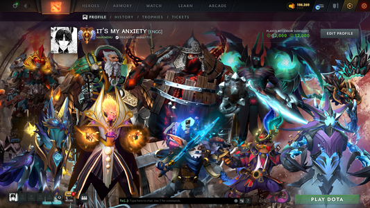 Immortal | 5543 MMR | 12000 Behavior | Invoker Magus Accord + Magus Apex | Pudge Arcana | Many Immortals | Meepo Fractured Sword Infused | Loaded Inventory | Mainpool | Full Access