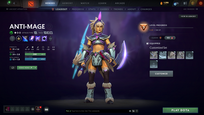 Legend IV | Behavior Score: 9009 | Antimage Persona | Decent Sets Inside | Fast Que | Trophy Level 26 | Perfect for Smurf | Full Access
