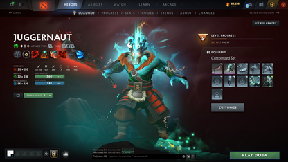 Uncalibrated | 2022 Account | Ancient | 10K Behavior | Mainpool | High Trophy | Juggernaut Arcana | Decent Sets Inside | Full Access