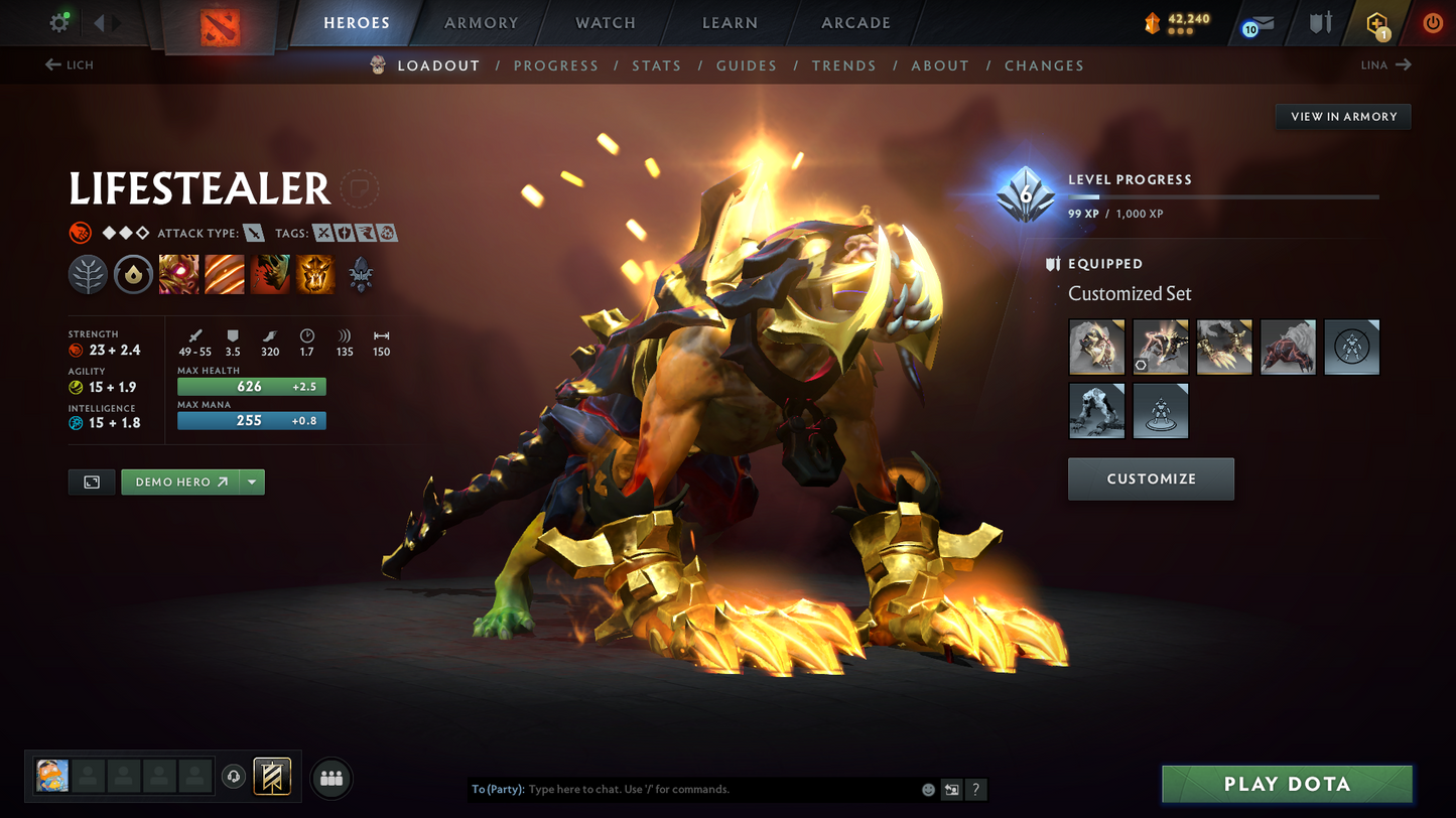 Crusader I | Behavior Score: 11084 | SF Arcana | Dota PLUS + 67 Immortals | Golden Immortals Inside | Full Access | Loaded Inventory | Mainpool Account | Trophy Level 60+