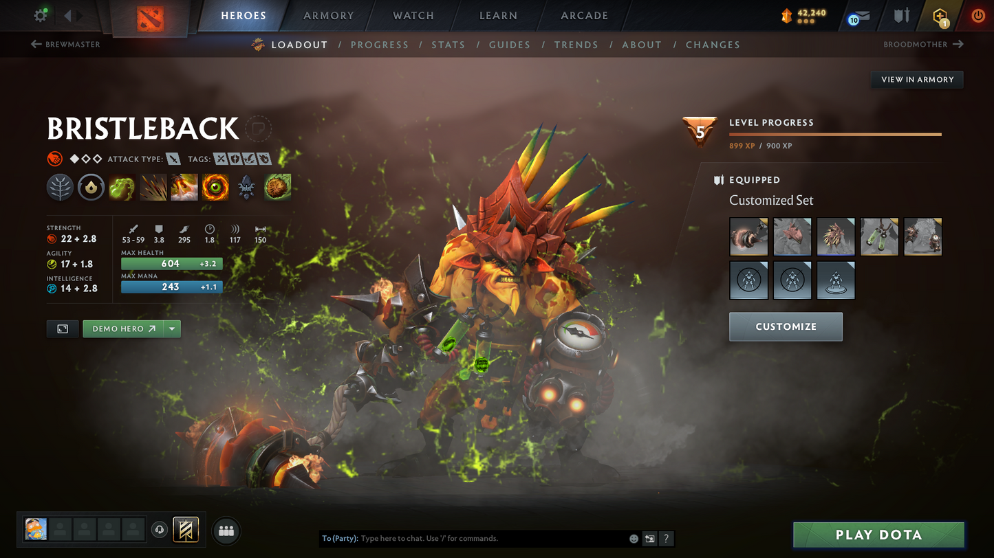 Crusader I | Behavior Score: 11084 | SF Arcana | Dota PLUS + 67 Immortals | Golden Immortals Inside | Full Access | Loaded Inventory | Mainpool Account | Trophy Level 60+