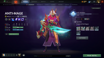 Crusader I | Behavior Score: 11084 | SF Arcana | Dota PLUS + 67 Immortals | Golden Immortals Inside | Full Access | Loaded Inventory | Mainpool Account | Trophy Level 60+