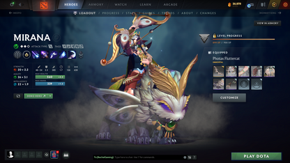 Divine I | Behavior Score: 11081 | Expensive Cache Sets | Pudge Arcana | AM Persona | 44 Immortals | Full Access | Ask for Pics | Loaded Inventory | Mainpool | Trophy Level 62