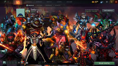 Archon II | Behavior Score: 8239 | MMR: 2530 | Quick Que | Decent Sets | Bat & Stealer Immortal | Full Access