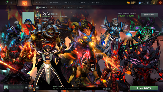 Archon II | Behavior Score: 8239 | MMR: 2530 | Quick Que | Decent Sets | Bat & Stealer Immortal | Full Access