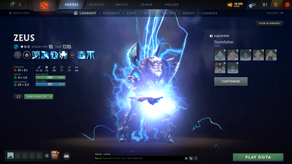 Archon II | Behavior Score: 8239 | MMR: 2530 | Quick Que | Decent Sets | Bat & Stealer Immortal | Full Access