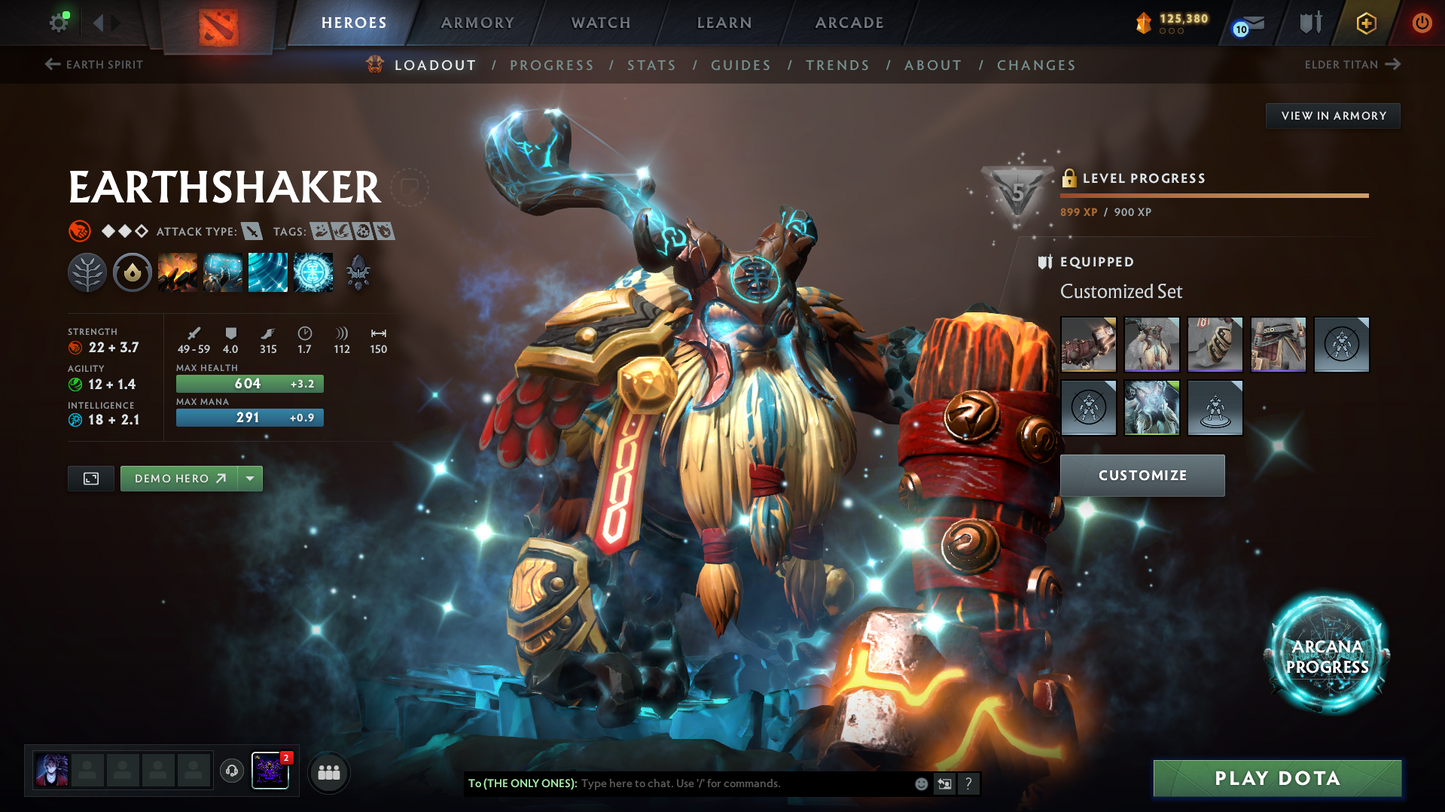 Battlepass: TI9+TI10 | Arcanas: ES, WR, WK, QOP, PA, MK | Personas: PA, INVO, PUDGE, AM | 131 Immortals | 500$+ Cache Sets | Crazy Loaded Inventory | Full Access