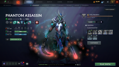 Battlepass: TI9+TI10 | Arcanas: ES, WR, WK, QOP, PA, MK | Personas: PA, INVO, PUDGE, AM | 131 Immortals | 500$+ Cache Sets | Crazy Loaded Inventory | Full Access