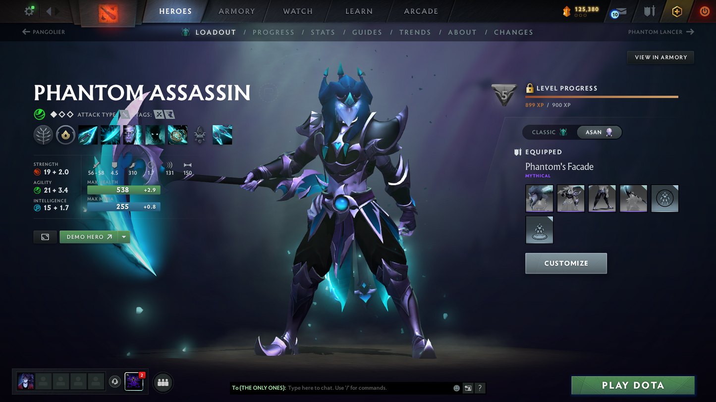 Battlepass: TI9+TI10 | Arcanas: ES, WR, WK, QOP, PA, MK | Personas: PA, INVO, PUDGE, AM | 131 Immortals | 500$+ Cache Sets | Crazy Loaded Inventory | Full Access