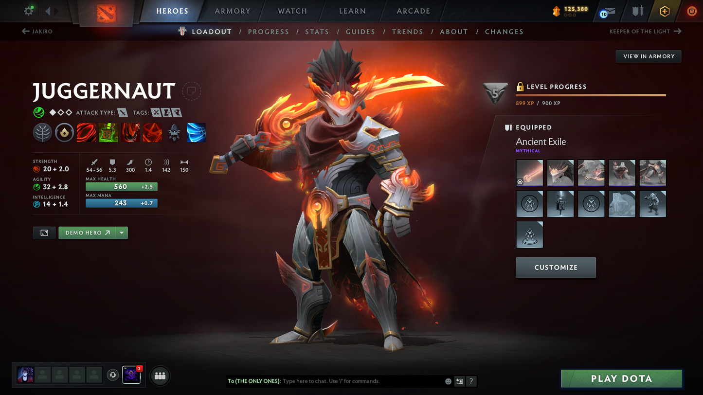 Battlepass: TI9+TI10 | Arcanas: ES, WR, WK, QOP, PA, MK | Personas: PA, INVO, PUDGE, AM | 131 Immortals | 500$+ Cache Sets | Crazy Loaded Inventory | Full Access