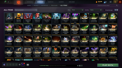 Battlepass: TI9+TI10 | Arcanas: ES, WR, WK, QOP, PA, MK | Personas: PA, INVO, PUDGE, AM | 131 Immortals | 500$+ Cache Sets | Crazy Loaded Inventory | Full Access