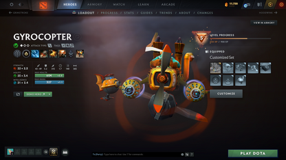 Guardian IV | MMR: 1387 - Behavior: 7559 | Antimage Persona Windranger Mythical Set | Gyro and Lich Immortal | Full Access | Ma