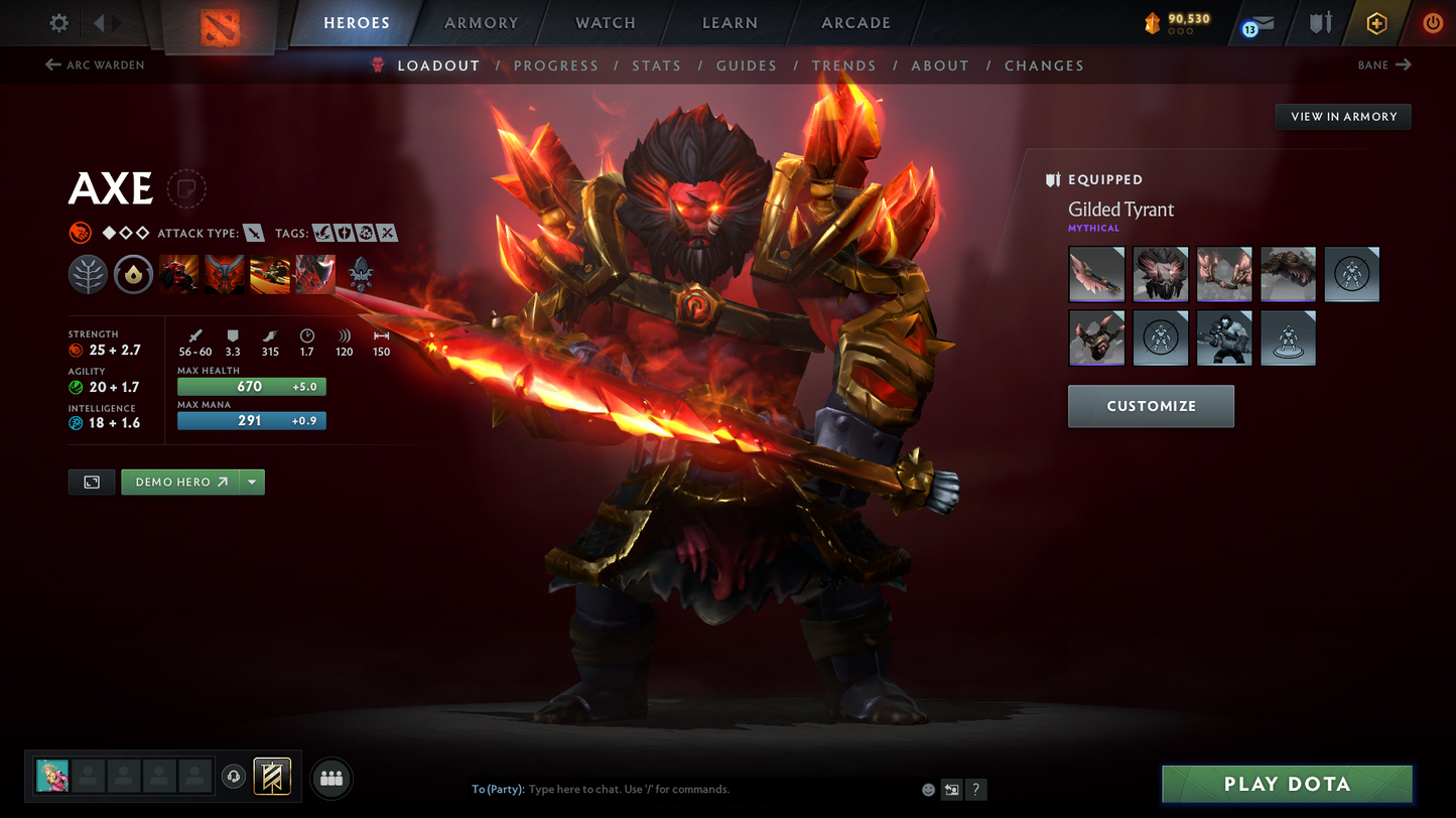 Immortal | 6110 MMR | 11542 Behavior Score | Sniper Immortal | Some Sets Inside | Normal Que | 28 Trophy Level | Full Access