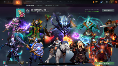 Nemestice | Arcanas: Spectre, Juggernaut, Rubick | Personas: Dark Artistry Invoker, Dragon Knight, Anti-Mage, Phantom Assassin, Mirana | Many Immortals | 11000 Behavior Score | Archon Rank | Mainpool Account | High Trophy Level | Stacked Inventory