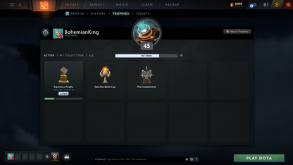 Nemestice | Arcanas: Spectre, Juggernaut, Rubick | Personas: Dark Artistry Invoker, Dragon Knight, Anti-Mage, Phantom Assassin, Mirana | Many Immortals | 11000 Behavior Score | Archon Rank | Mainpool Account | High Trophy Level | Stacked Inventory