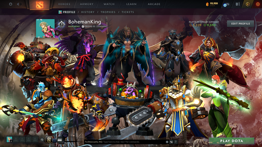 Uncalibrated | Ancient II | Behavior Score: 9592 | Mainpool Account | Immortals Inside | Trophy Level 45+ | 1000 Hours + | Full Access