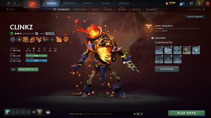 Uncalibrated | Ancient II | Behavior Score: 9592 | Mainpool Account | Immortals Inside | Trophy Level 45+ | 1000 Hours + | Full Access