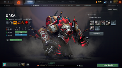 Immortal 5998 MMR | Behavior Score: 12000 | 2 Arcanas: Zeus, Ogre | 37 Immortals | Insane Cache Sets Inside | Full Access | Mainpool | 1600 Hours | 2016 Account | Loaded Inventory