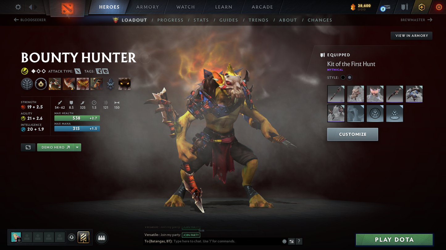 Guardian I | Behavior Score: 7406 | Phantom Assassin Arcana | Some Immortals Inside | Mainpool Account | Trophy Level 38 | 800 Hours | Full Access | Perfect to Smurf | Quick Que
