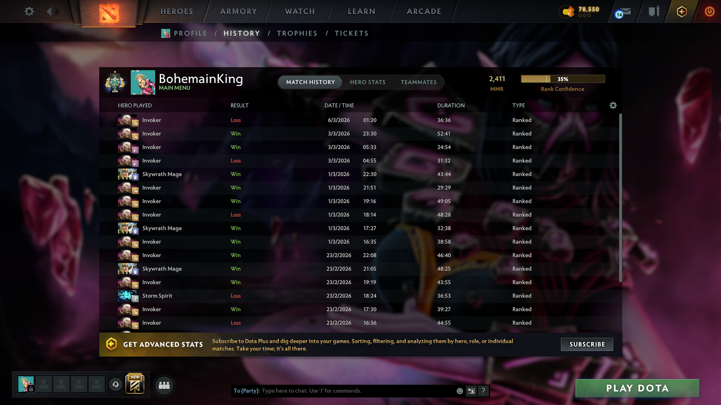 Archon I | Behavior Score: 6671 | MMR: 2411 | Mainpool Account | Quick Que | Some Items Inside | Full Access | Perfect to Smurf