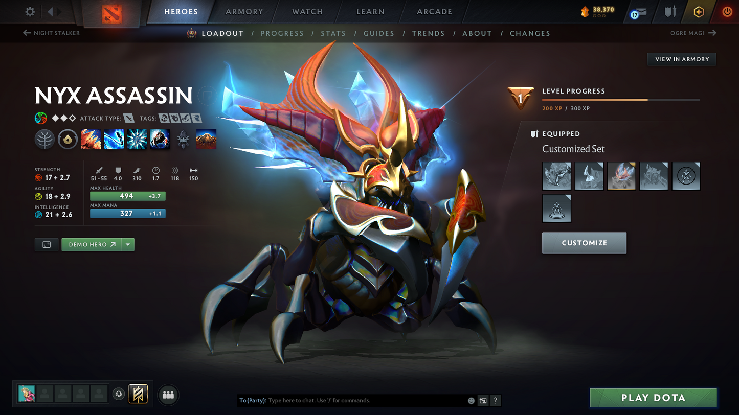 Ancient III | Behavior Score: 12000 | Techies Arcana | Several Immortals Inside | Mainpool Account | 620+ Hours | Fast Que | Full Access