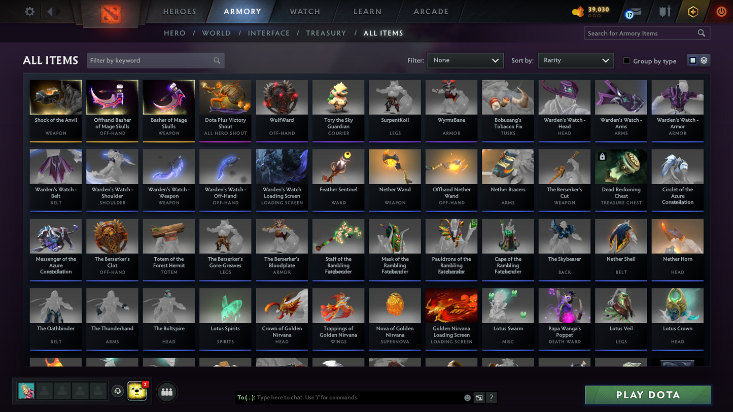 Ancient IV | Behavior Score: 8400 | Antimage Bashers | Mars Mythical | Sets Inside | Trophy Level: 23 | Quick Que | Full Access