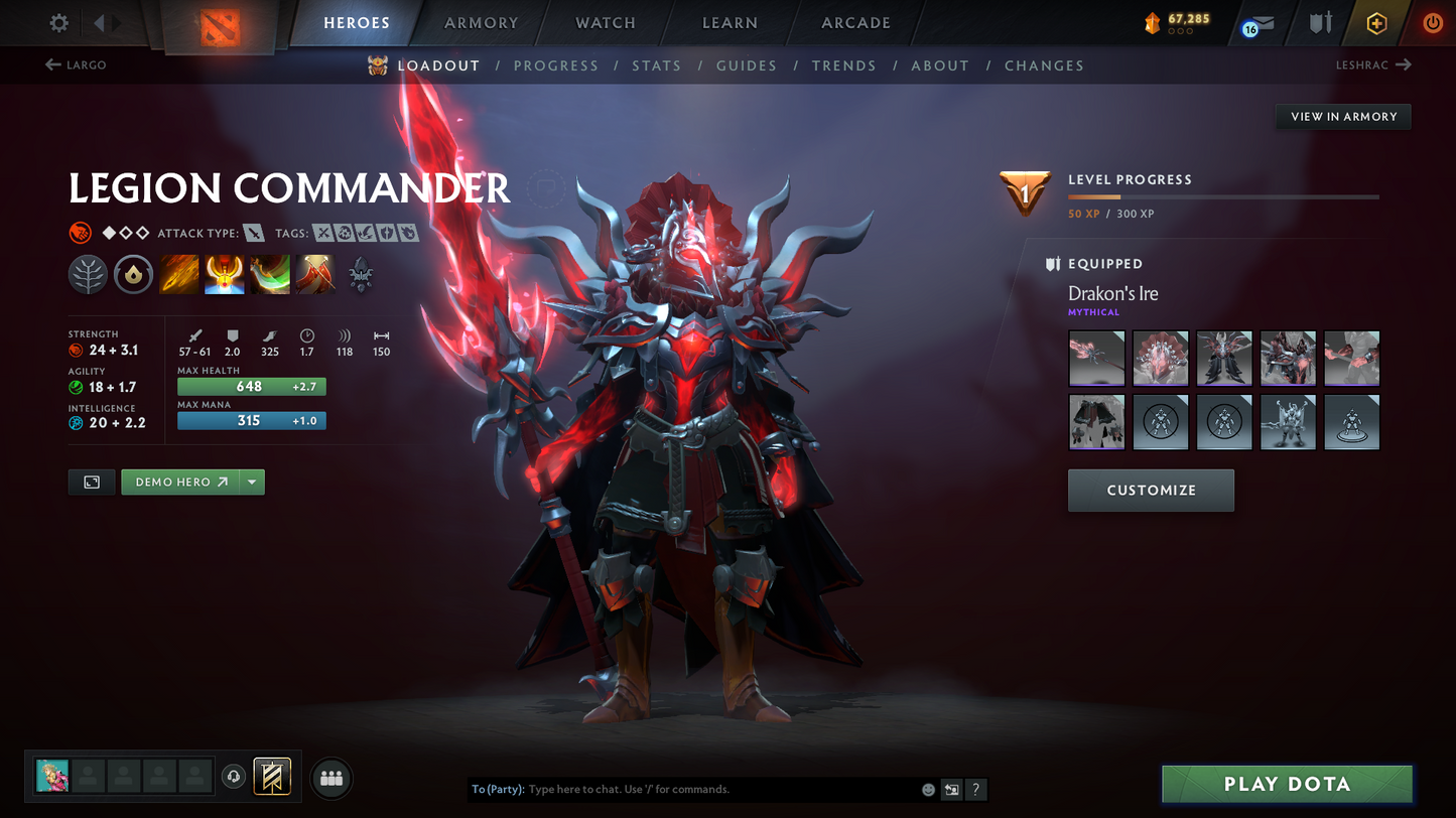 Legend II | Behavior Score: 11792 | Phantom Assassin Arcana | Immortals Inside | Primal Cache | Antimage Persona | Mainpool | 1500+ Matches | Dotaplus Inside | Full Access | Mainpool | Fast Que