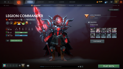 Legend II | Behavior Score: 11792 | Phantom Assassin Arcana | Immortals Inside | Primal Cache | Antimage Persona | Mainpool | 1500+ Matches | Dotaplus Inside | Full Access | Mainpool | Fast Que