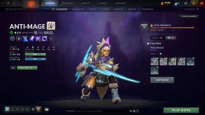 Legend II | Behavior Score: 11792 | Phantom Assassin Arcana | Immortals Inside | Primal Cache | Antimage Persona | Mainpool | 1500+ Matches | Dotaplus Inside | Full Access | Mainpool | Fast Que