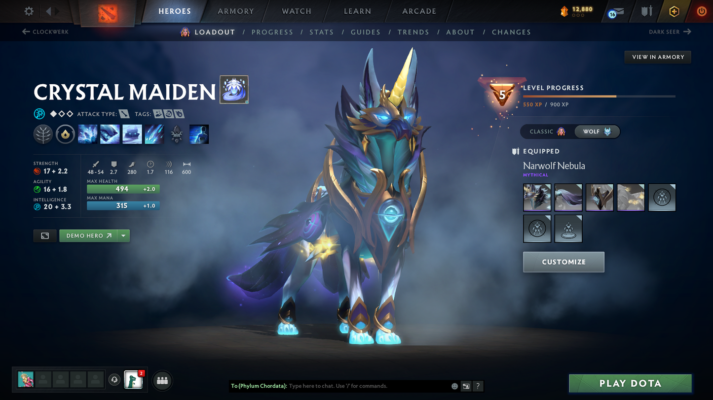 Guardian V | Behavior Score: 8542 | Legion Commander Arcana | 2700 Hours+ | Antimage, Crysal, Phantom Persona | Caches Inside | Immortals | Mainpool | Fast Que | Full Access