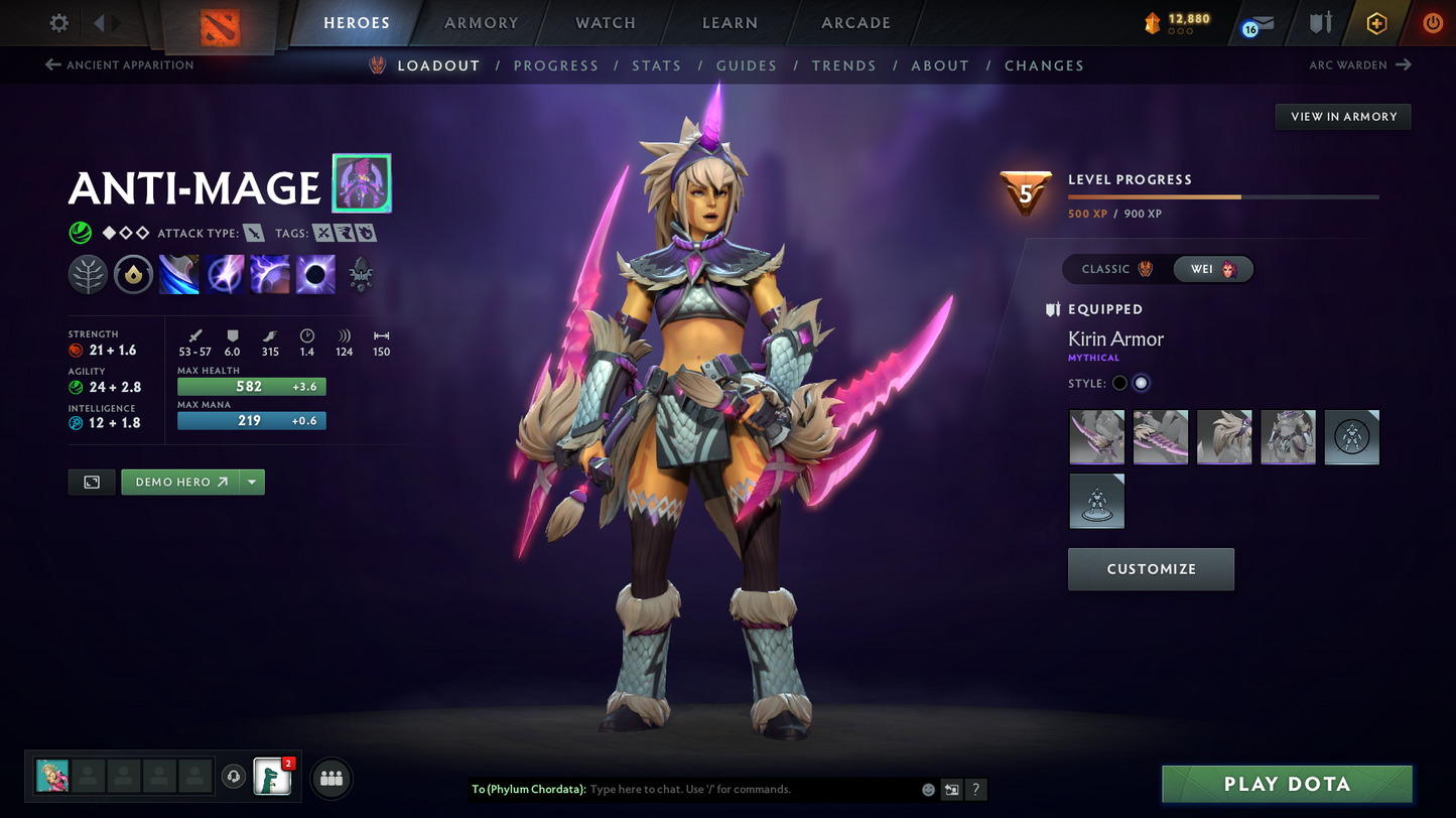 Guardian V | Behavior Score: 8542 | Legion Commander Arcana | 2700 Hours+ | Antimage, Crysal, Phantom Persona | Caches Inside | Immortals | Mainpool | Fast Que | Full Access