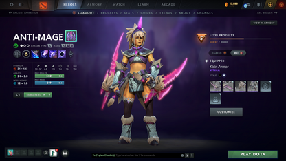 Guardian V | Behavior Score: 8542 | Legion Commander Arcana | 2700 Hours+ | Antimage, Crysal, Phantom Persona | Caches Inside | Immortals | Mainpool | Fast Que | Full Access