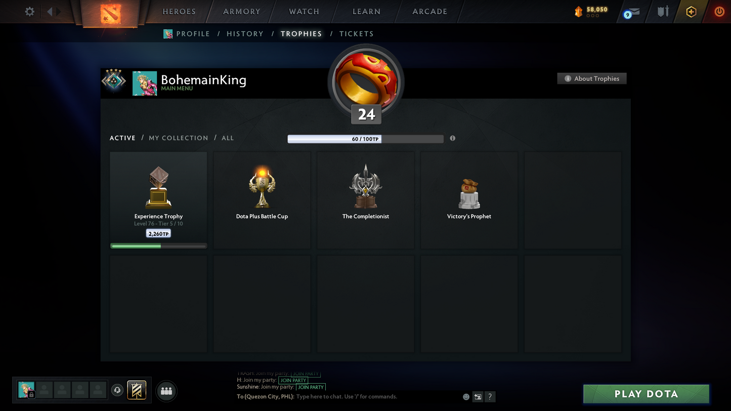 Crusader IV | Behavior Score: 7078 | Earth Shaker Immortal | Some Sets Inside | 2018 Old Account | 360+ Hours | Fast Que | Full Access