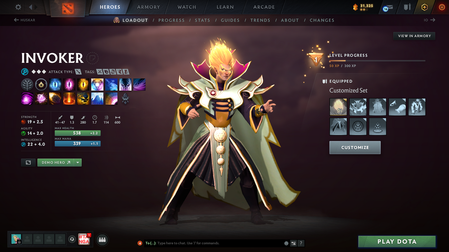 Crusader V | Behavior Score: 10491 | Mainpool | 1500+ Matches | Invoker + BB Immortal | Full Access | Many Sets Inside | Full Access | Quick Que