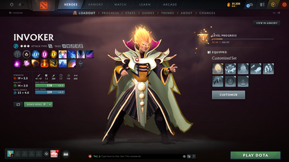 Crusader V | Behavior Score: 10491 | Mainpool | 1500+ Matches | Invoker + BB Immortal | Full Access | Many Sets Inside | Full Access | Quick Que