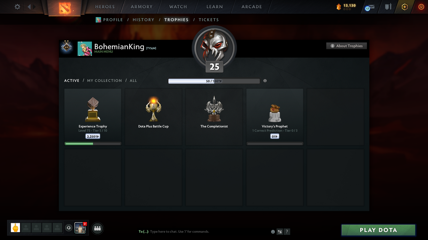 Guardian II | MMR: 808 | Behavior: 11269 | Nature's Prophet + Sand King Immortals | Items Inside | 2024 Account | Not Botted | Quick Queue | Full Access | Instant Delivery