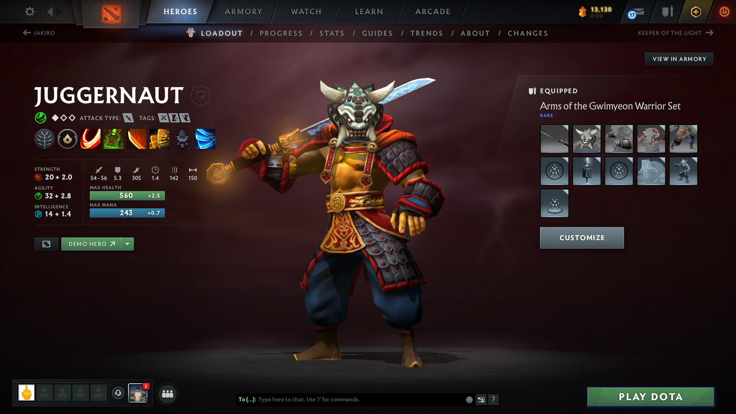 Guardian II | MMR: 808 | Behavior: 11269 | Nature's Prophet + Sand King Immortals | Items Inside | 2024 Account | Not Botted | Quick Queue | Full Access | Instant Delivery
