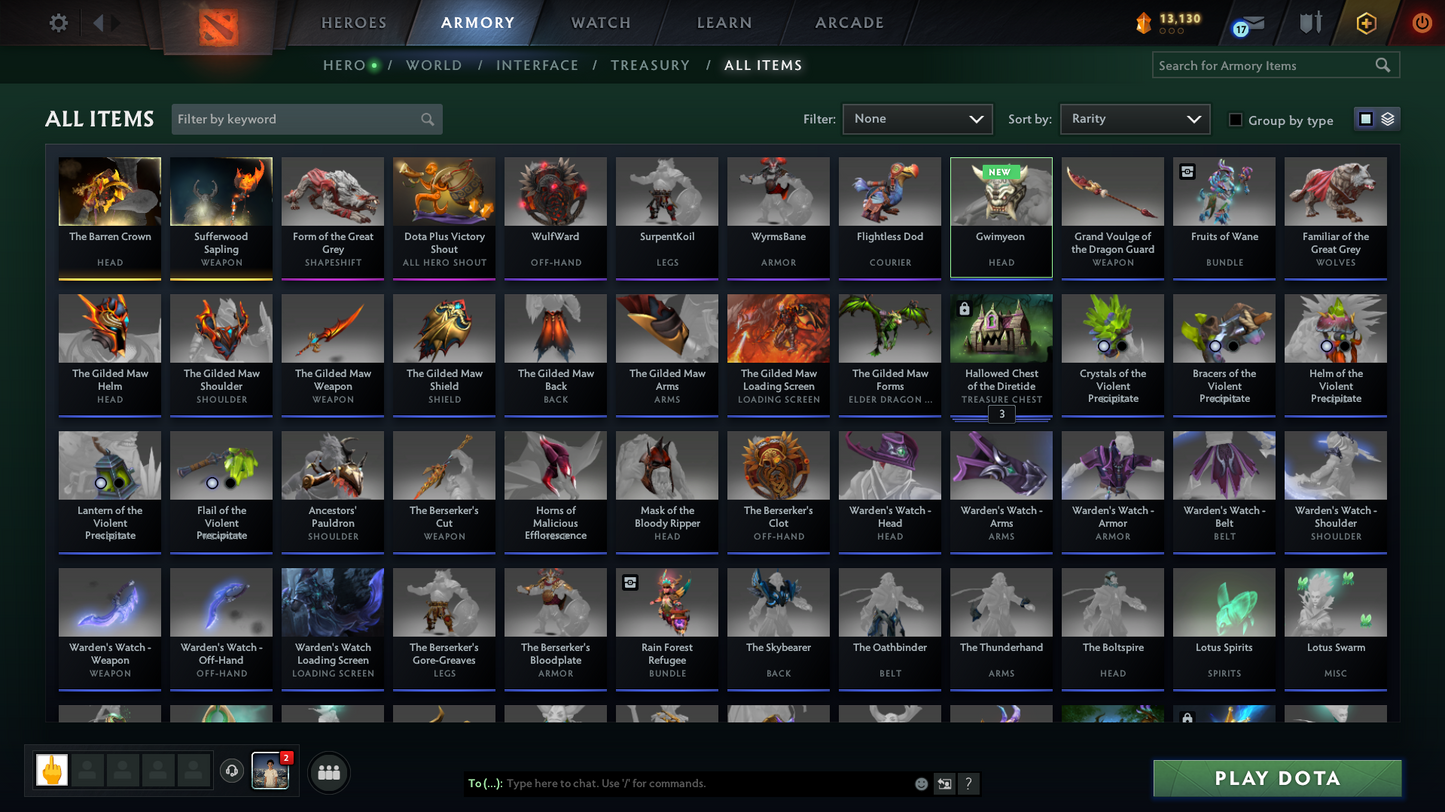 Guardian II | MMR: 808 | Behavior: 11269 | Nature's Prophet + Sand King Immortals | Items Inside | 2024 Account | Not Botted | Quick Queue | Full Access | Instant Delivery