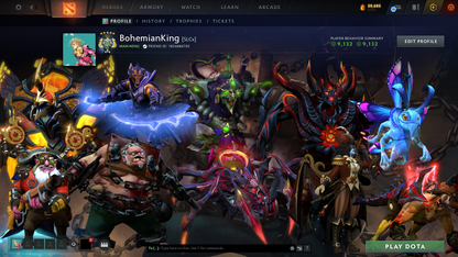 Archon V | Behavior Score: 9132 | Items Inside | Sniper + Lifestealer Immortal | 2024 Account | Quick Que | 2-5 mins | Full Access | Some Event Sets (Queen of Pain and Venomancer)