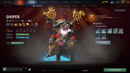Archon V | Behavior Score: 9132 | Items Inside | Sniper + Lifestealer Immortal | 2024 Account | Quick Que | 2-5 mins | Full Access | Some Event Sets (Queen of Pain and Venomancer)