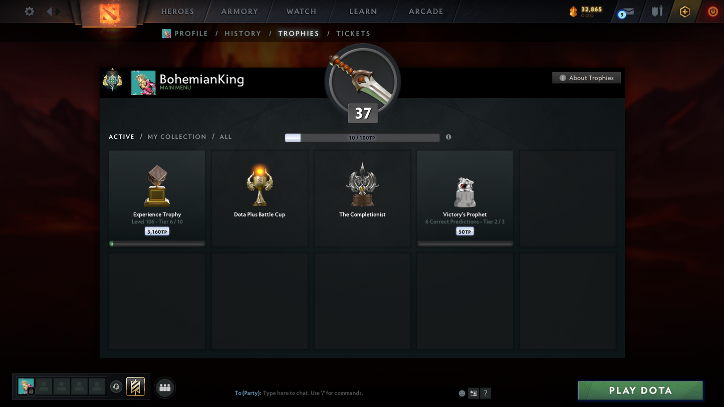 Archon I | Behavior Score: 7747 | Few Immortals (SF Arms of Desolation) | Mainpool Account | Quick Que | Antimage Persona | Sets Inside | Full Access |