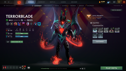 Crusader IV | Behavior Score: 12000 | 4 Arcanas: LC, TB, Lina, SF | 3 Personas: PA, CM, Mirana | Many Immortals | 81 Trophy Level | Mainpool | Full Access | Quick Que | Many Items and Sets