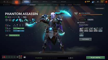 Crusader IV | Behavior Score: 12000 | 4 Arcanas: LC, TB, Lina, SF | 3 Personas: PA, CM, Mirana | Many Immortals | 81 Trophy Level | Mainpool | Full Access | Quick Que | Many Items and Sets