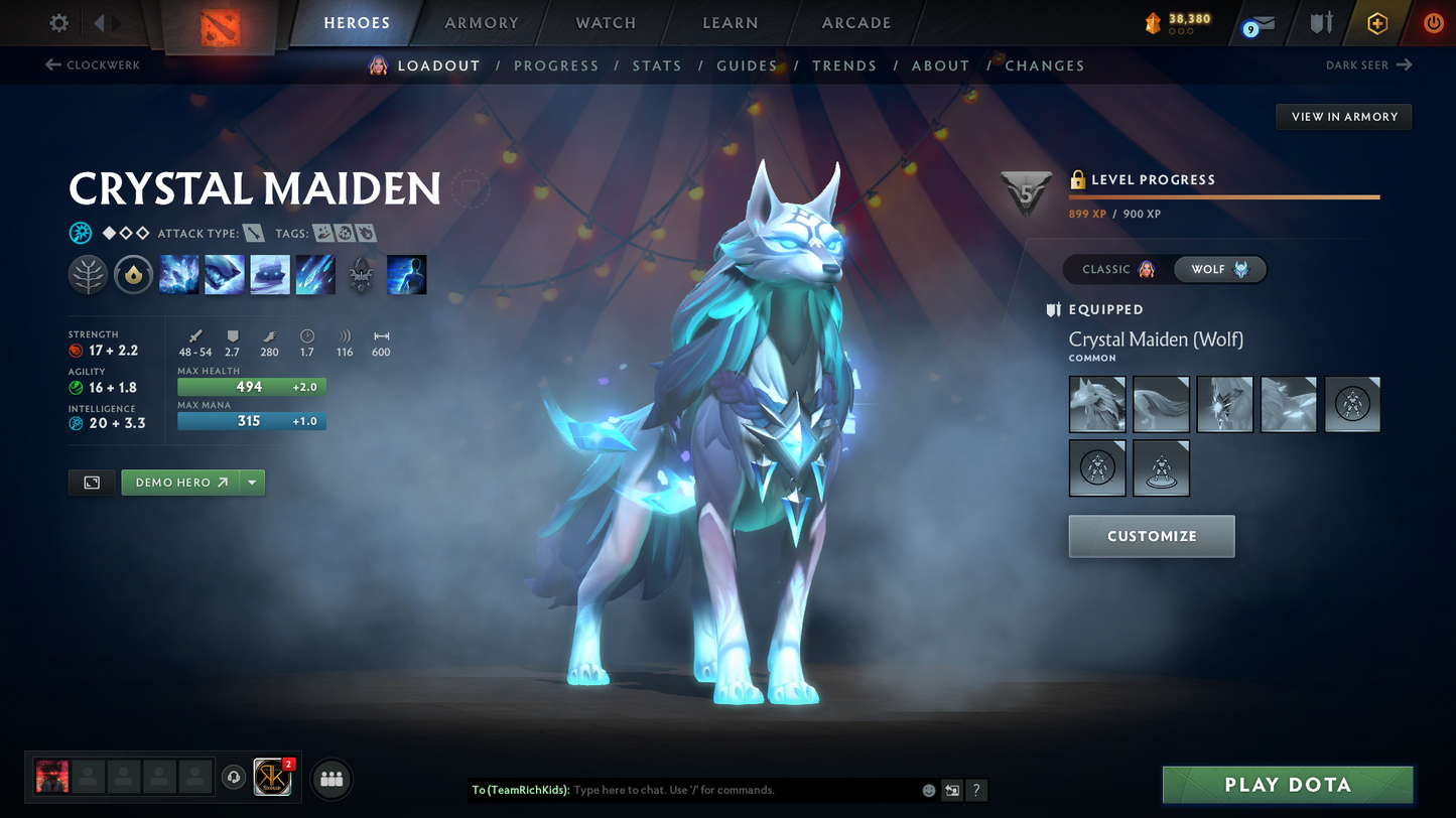 Crusader IV | Behavior Score: 12000 | 4 Arcanas: LC, TB, Lina, SF | 3 Personas: PA, CM, Mirana | Many Immortals | 81 Trophy Level | Mainpool | Full Access | Quick Que | Many Items and Sets
