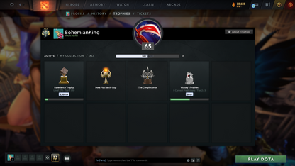 Archon III | Behavior Score: 10379 | 3 Arcanas: Jugg, Cm, Zeus | Many Immortals Inside | Slark Angler of The Abyss Cache | Mainpool | Full Access | Many Items