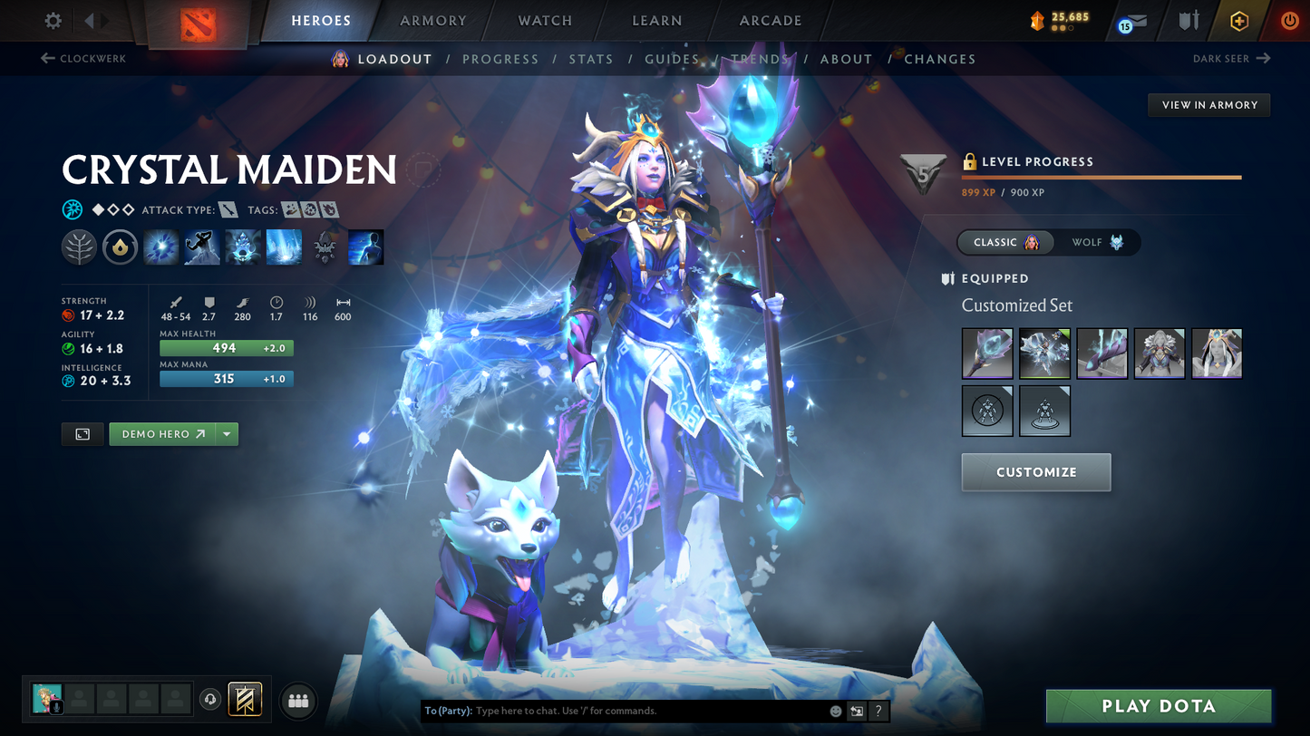 Archon III | Behavior Score: 10379 | 3 Arcanas: Jugg, Cm, Zeus | Many Immortals Inside | Slark Angler of The Abyss Cache | Mainpool | Full Access | Many Items