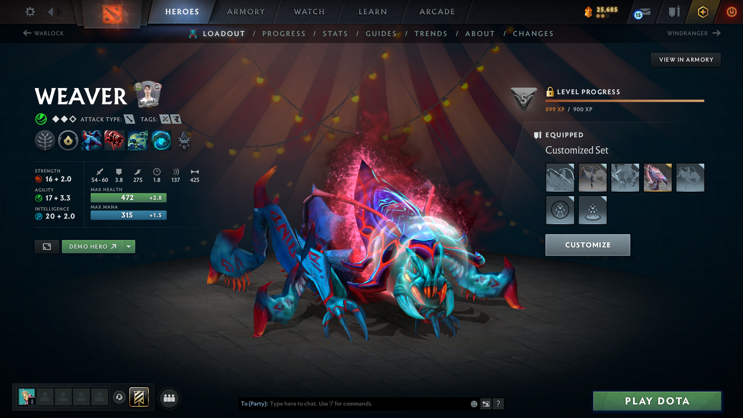 Archon III | Behavior Score: 10379 | 3 Arcanas: Jugg, Cm, Zeus | Many Immortals Inside | Slark Angler of The Abyss Cache | Mainpool | Full Access | Many Items